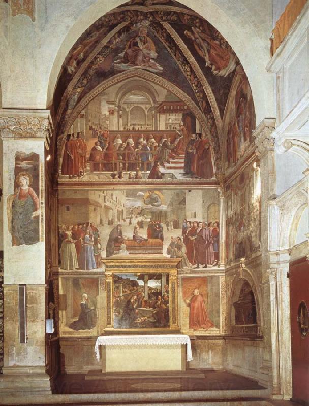 Domenico Ghirlandaio family chapel of the Sassetti Spain oil painting art